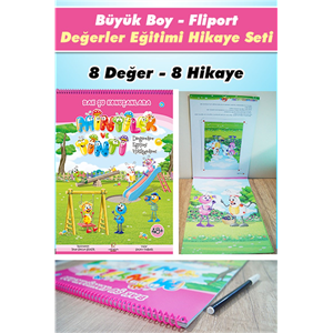 Değerler Eğitimi Hikaye Seti 8 Değer 8 Hikaye