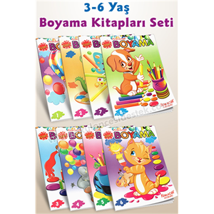 3-6 Yaş Süper Boyama Seti