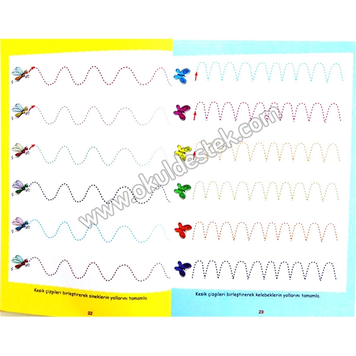 4 5 Yas Cizgi Dunyam Cizgi Calismalari Etkinlik Kitabi Cizgi