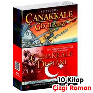 Çanakkale Destanı Çizgi Roman 10 Kitap
