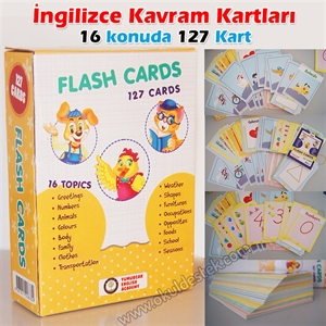 My Puppy 2-8 Yaş İngilizce Flash Kartlar (127 Kart)