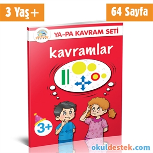 Yapa Yayınları 3 Yaş ve Üzeri Çocuklara Bilişsel Kavramlar Etkinlik Kitabı 