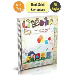 4 5 Yaş Limbik Renkleri ve Şekilleri Öğreniyor Etkinlik Kitabı